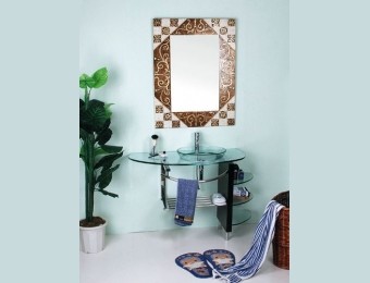 Мебель стеклянная для ванной B 705 - фото 1 - id-p798572