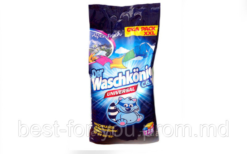 Порошок Waschkonig Universal 9,8кг / Detergent Waschkonig Universal 9,8kg - фото 1 - id-p5735367