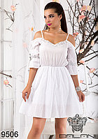 Натуральное легкое платье - 9506