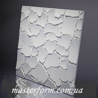 Пластиковая форма для изготовления 3d панелей "Кора" 50*50 (форма для 3д панелей из абс пластика) - фото 1 - id-p5752840