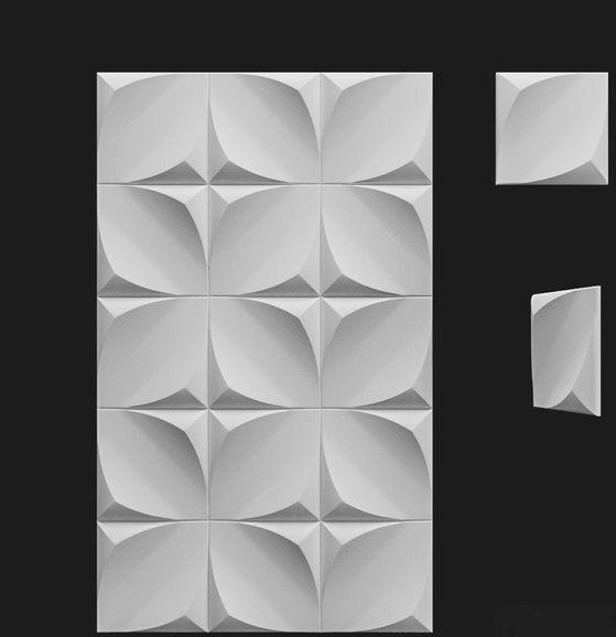 Пластиковая форма для 3d панелей "Фрейле" 20*20 x4 (форма для 3д панелей из абс пластика) - фото 1 - id-p5752948