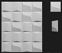 Пластиковая форма для 3d панелей "Пронто" 20*20 x4 (форма для 3д панелей из абс пластика)