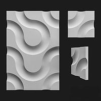 Пластиковая форма для 3d панелей "Моно" 50*50 (форма для 3д панелей из абс пластика)