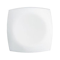 Тарелка обеденная квадр. Luminarc Quadrato White 26 см J0592