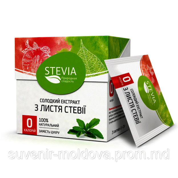 Стевия (Stevia) в стиках 25шт - фото 1 - id-p5759398