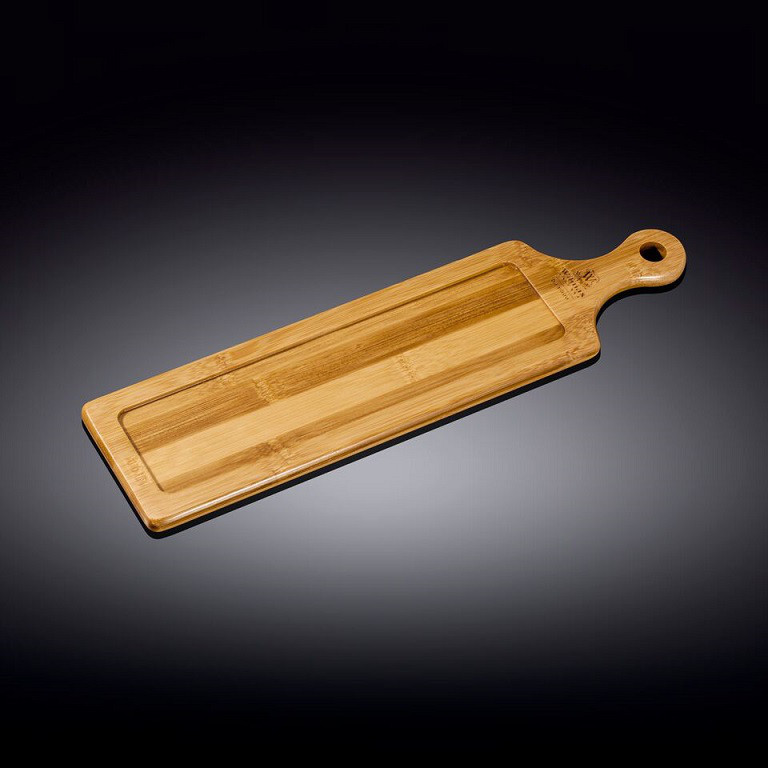 Блюдо прямоугольное сервировочное Wilmax Bamboo 39,5х11 см с ручкой WL-771008 - фото 1 - id-p5765317