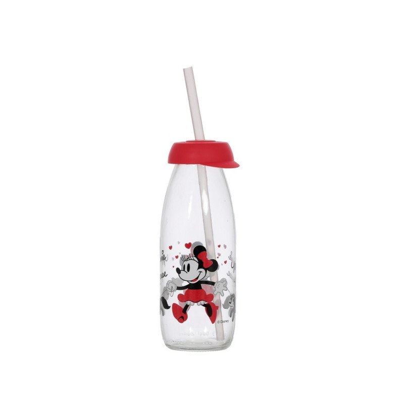 Бутылка для напитков детская Herevin Disney Minnie Mouse 250 мл стекло 111723-021 - фото 1 - id-p5765351