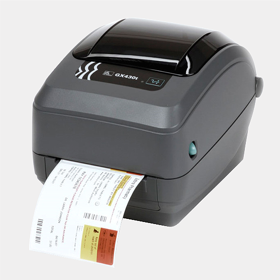 Термотрансферный принтер Zebra GX 430 T - фото 1 - id-p41376