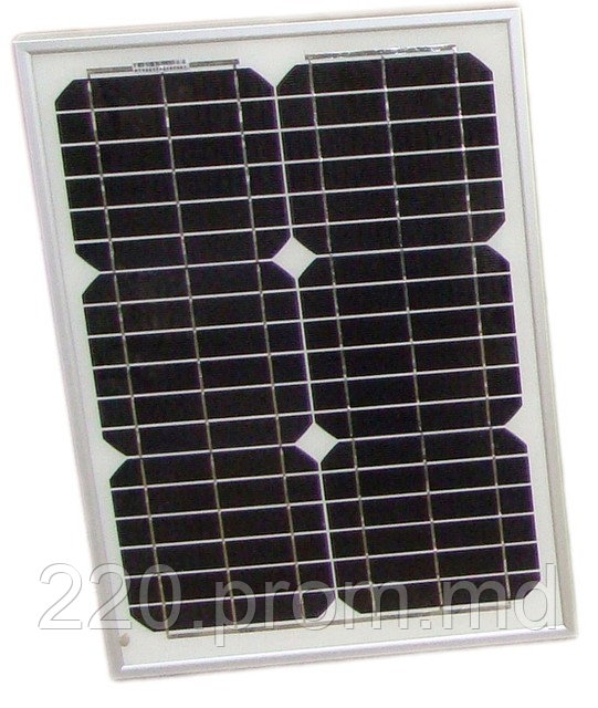 Солнечная панель монокристаллическая 20Вт - фото 1 - id-p859674