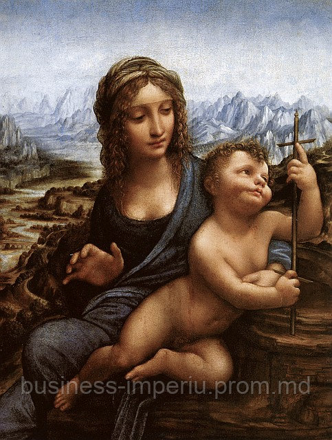 Леонардо да Винчи: Leonardo da Vinci Madonna with the Yarnwinder c1501 - фото 1 - id-p860063