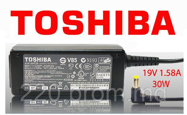 Toshiba Mini 19V 1.58A 30W - фото 1 - id-p893847