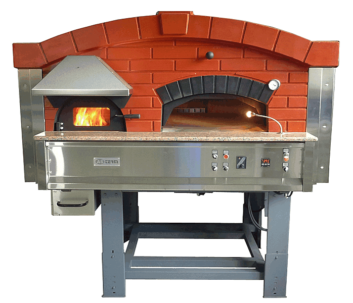 Печь для пиццы на дровах и газе As term MIX 120R - фото 1 - id-p5980521