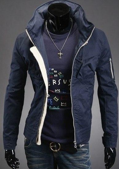 Стильная весенняя ветровка куртка с карманами мужская - фото 1 - id-p5987988