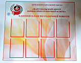 Единый план методической работы. Стенд пластиковый, фото 2