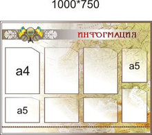 Стенд Информация География