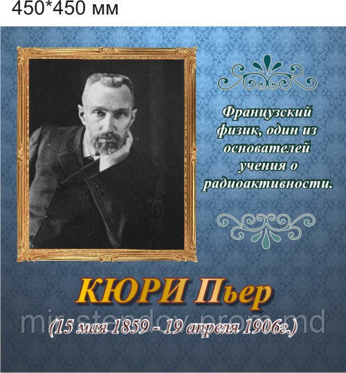 Кюри. Портреты для кабинета физики, фото 1
