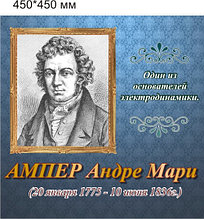 Ампер. Портреты для кабинета физики