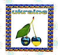Наклейка на авто Ukraine