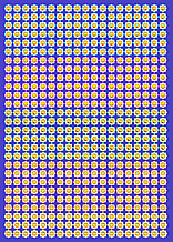 Наклейки для оценок Поощрительные ромашки