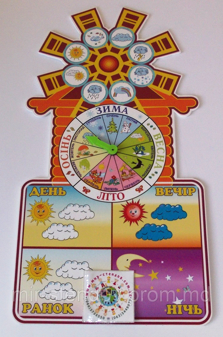 Календарь природы Мельница Времена суток, фото 1