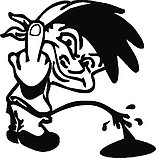 Наклейка писающий хулиган, фото 2