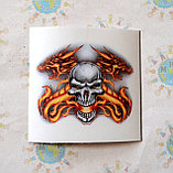 Наклейка на автомобиль Череп, фото 5