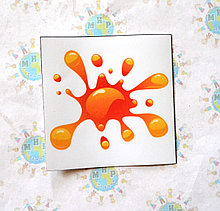 Наклейка на автомобиль Клякса