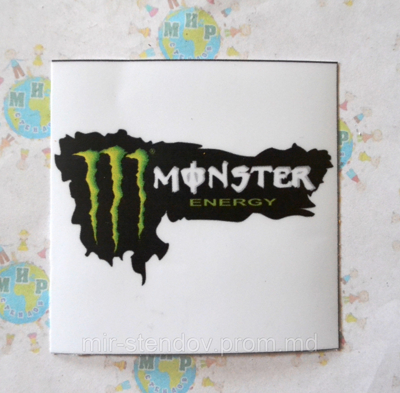Наклейка на автомобиль Монстр энерджи, фото 1
