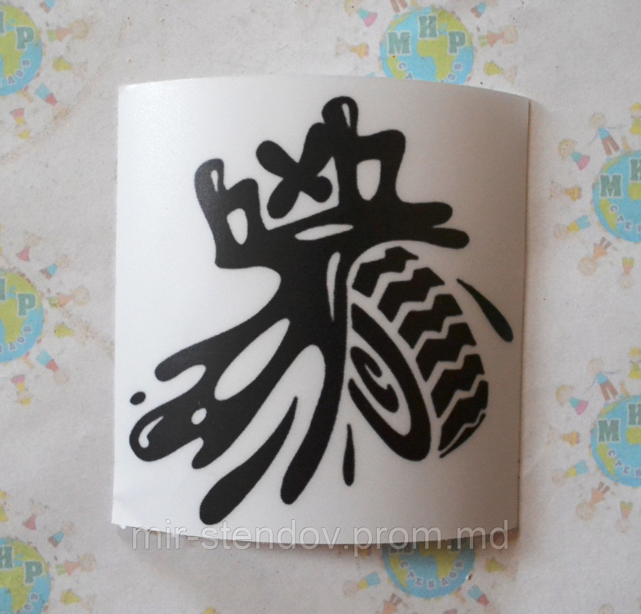 Наклейка на автомобиль Байк, фото 1