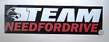 Большая наклейка на багажник автомобиля Need for Drive