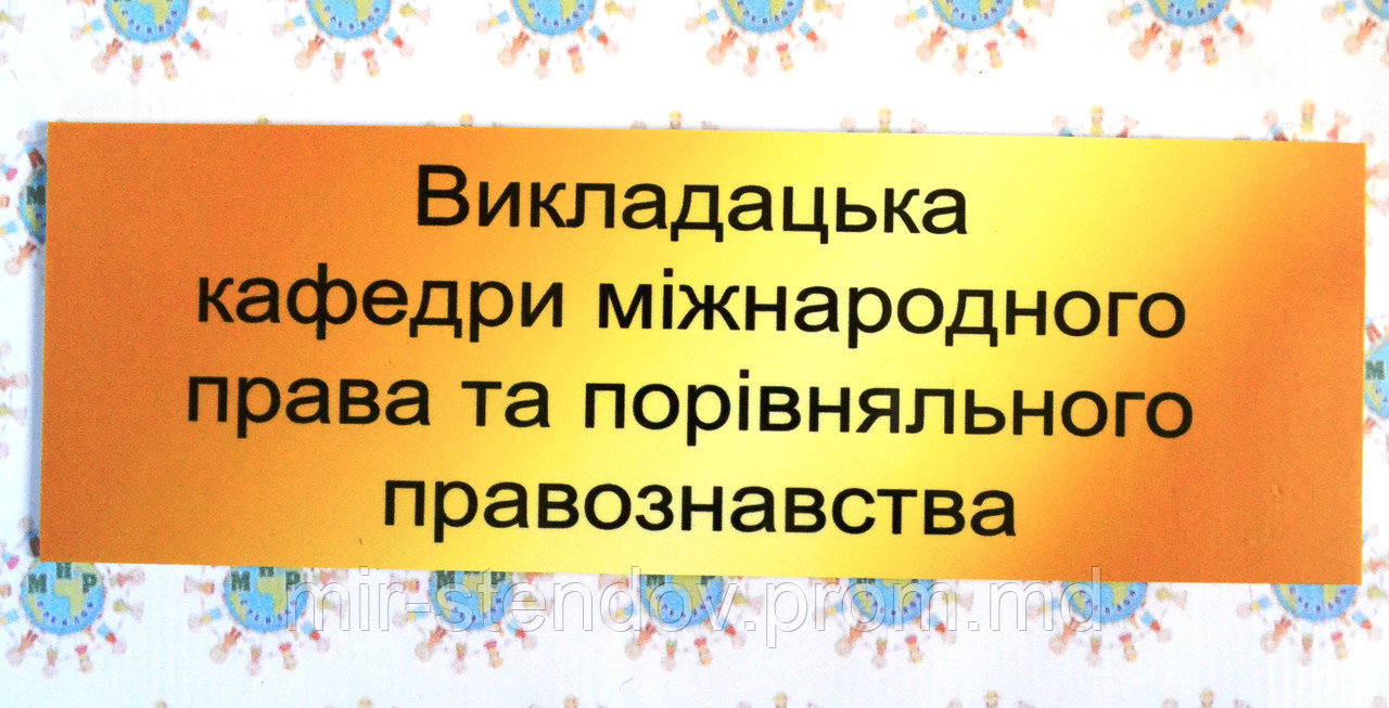 Табличка пластиковая Преподавательская, фото 1