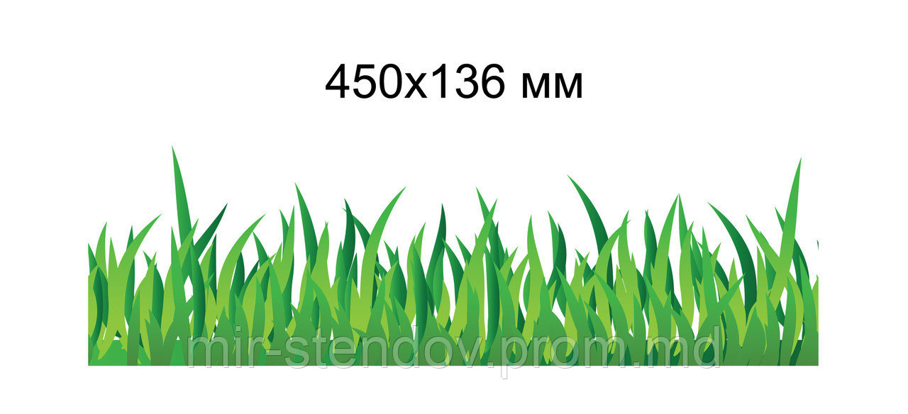 Травка. Настенная декорация для детского сада., фото 1