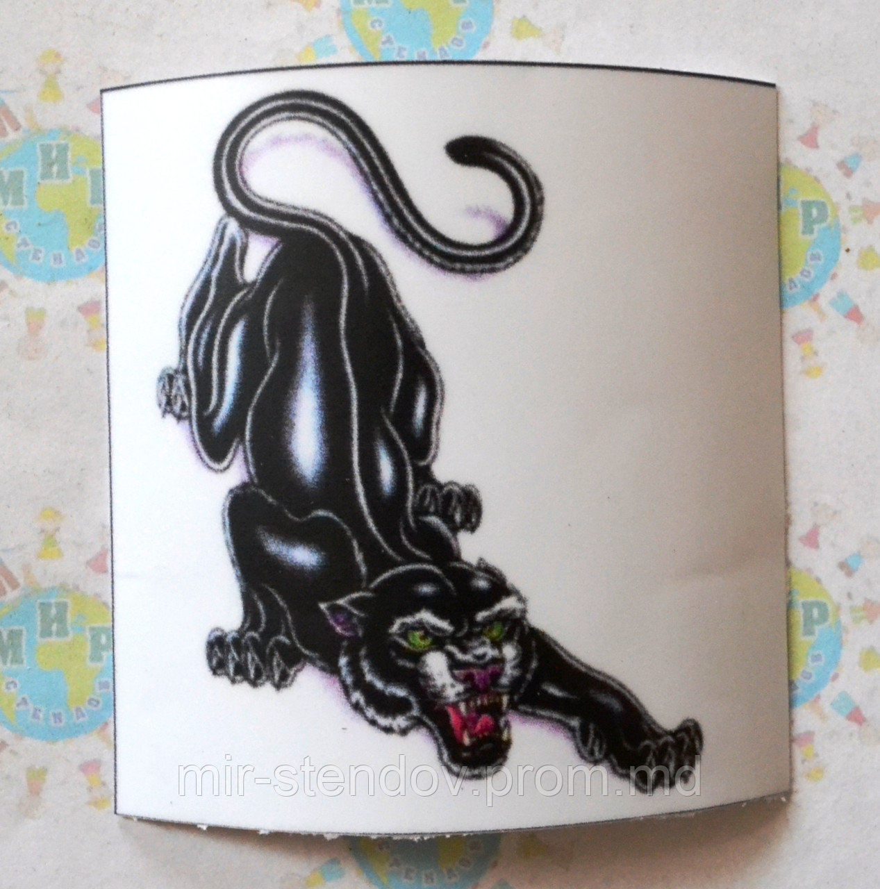 Наклейка на автомобиль Пантера, фото 1