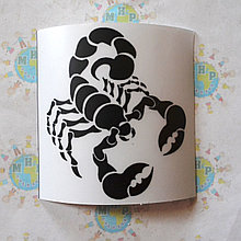 Наклейка на автомобиль Скорпион