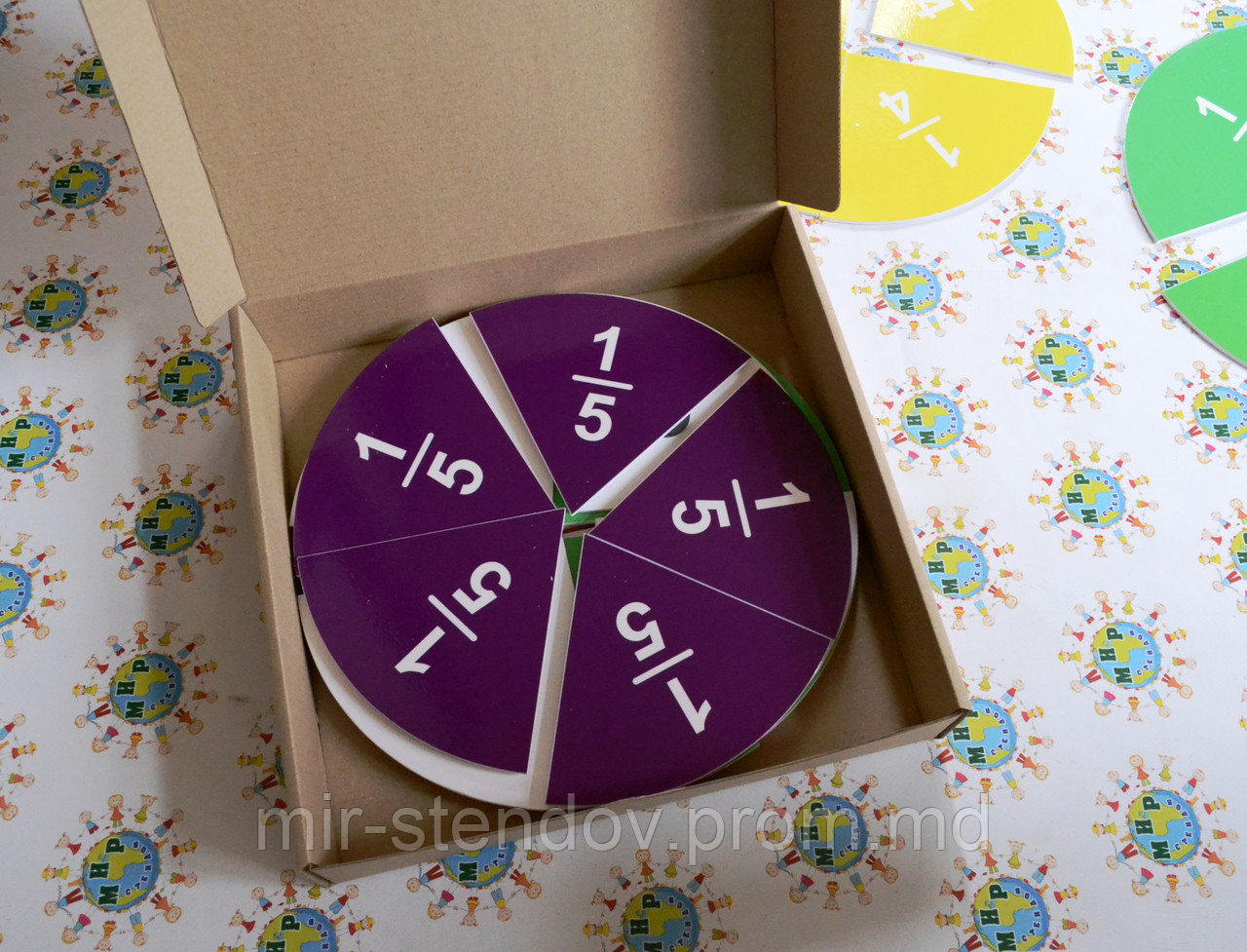 Набор Дроби на магнитах для доски, фото 1