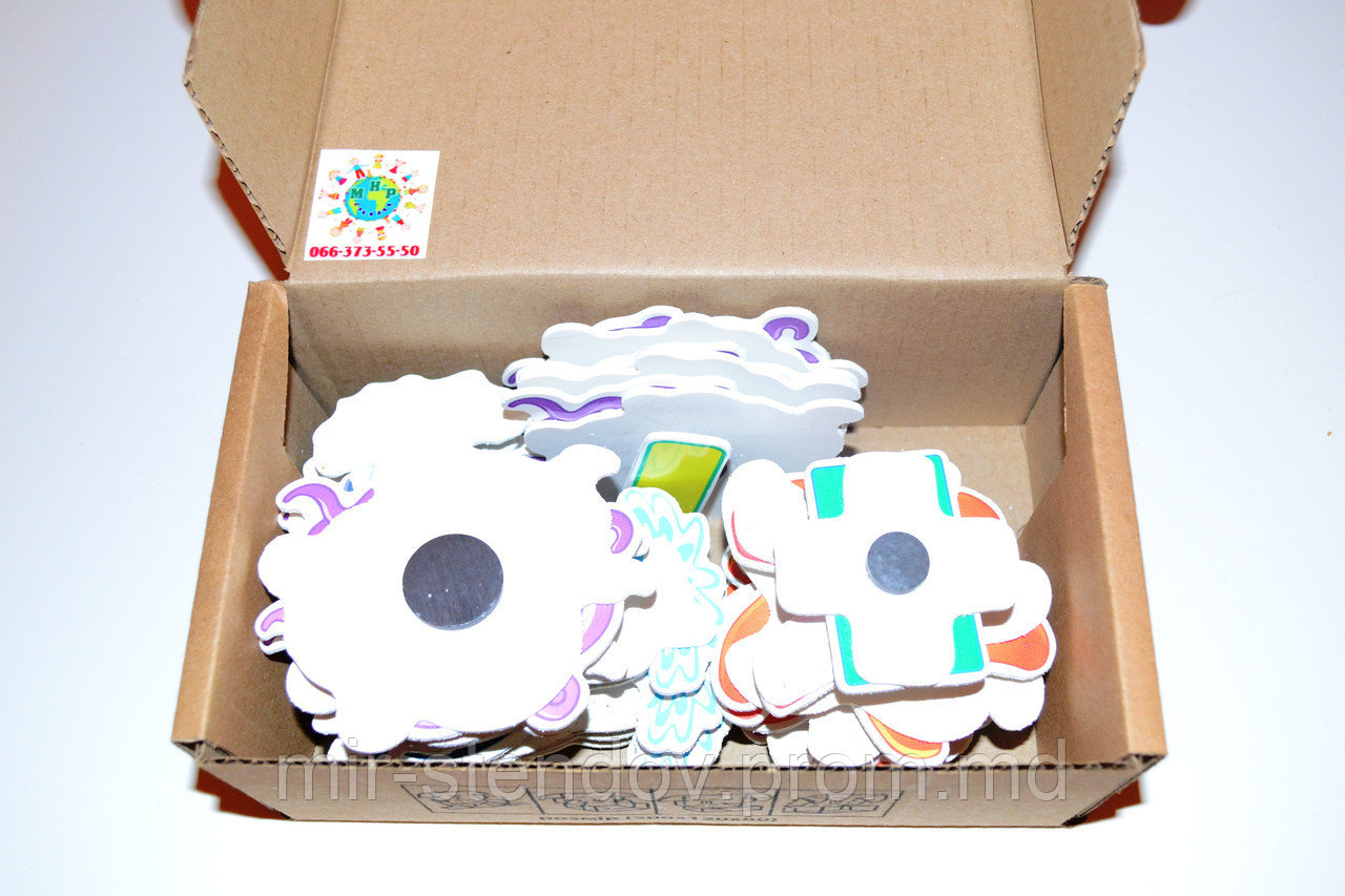 Набор обучающих магнитов Рыбки, фото 1