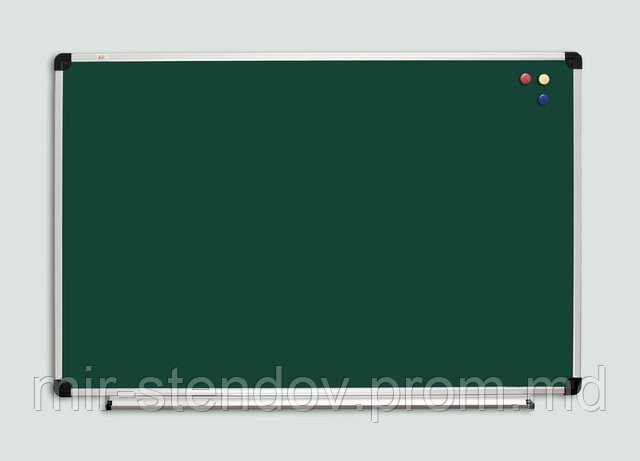 Доска магнитно - меловая 45х60 см Интеллект, фото 1