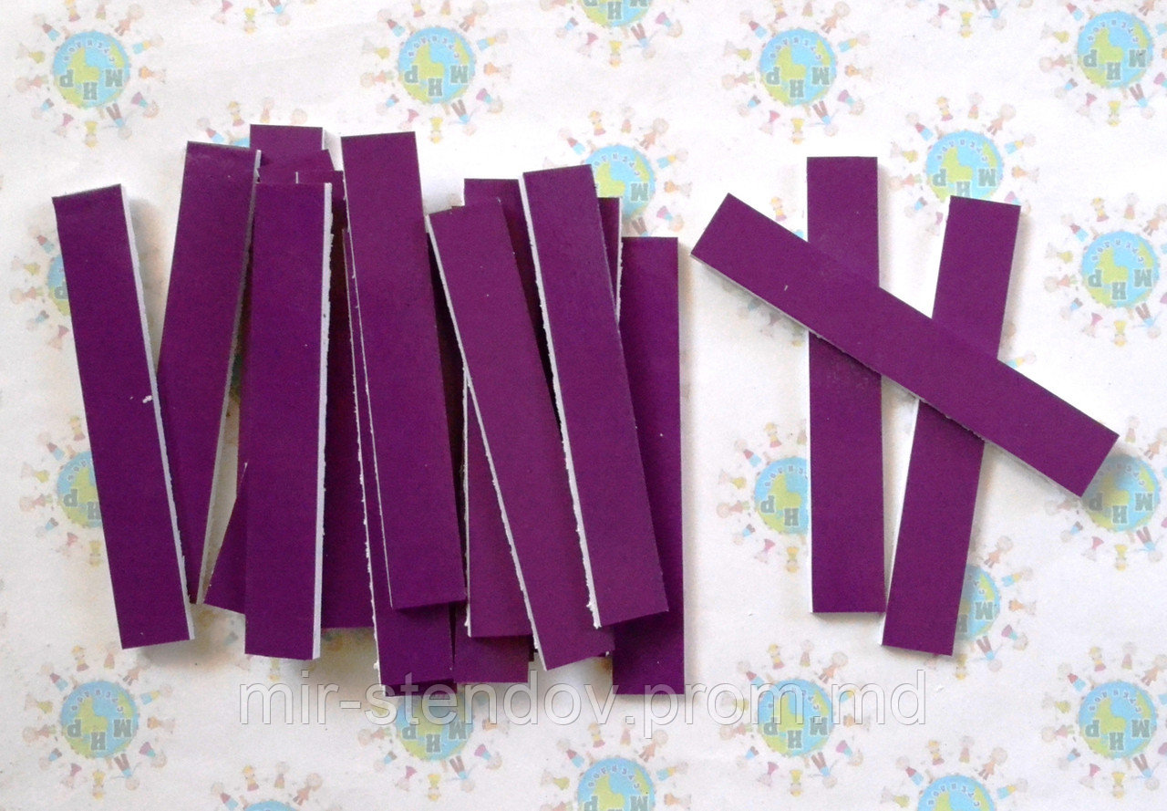 Набор счётных палочек на магнитах для доски Фиолетовый - фото 1 - id-p5993890