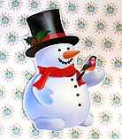 Снеговик. Декорация настенная, фото 2