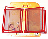 Спортивный уголок Наши достижения С переворотными карманами из оргстекла в пластмассовых рамках, фото 3