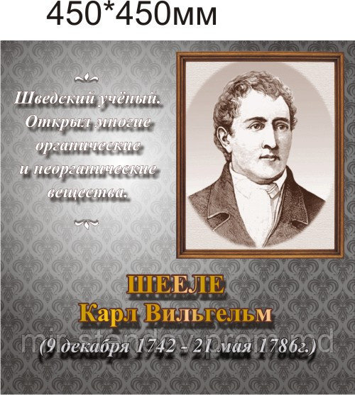 Карл Шееле. Портреты для кабинета химии, фото 1