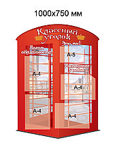 Классный уголок. Стенд для кабинета английского языка.