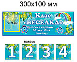Табличка для младших классов с кармашком и вставками, фото 2
