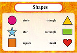 Shapes. Стенд для кабинета английского языка., фото 2
