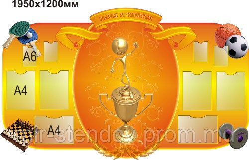 Стенд Вместе со спортом, фото 1