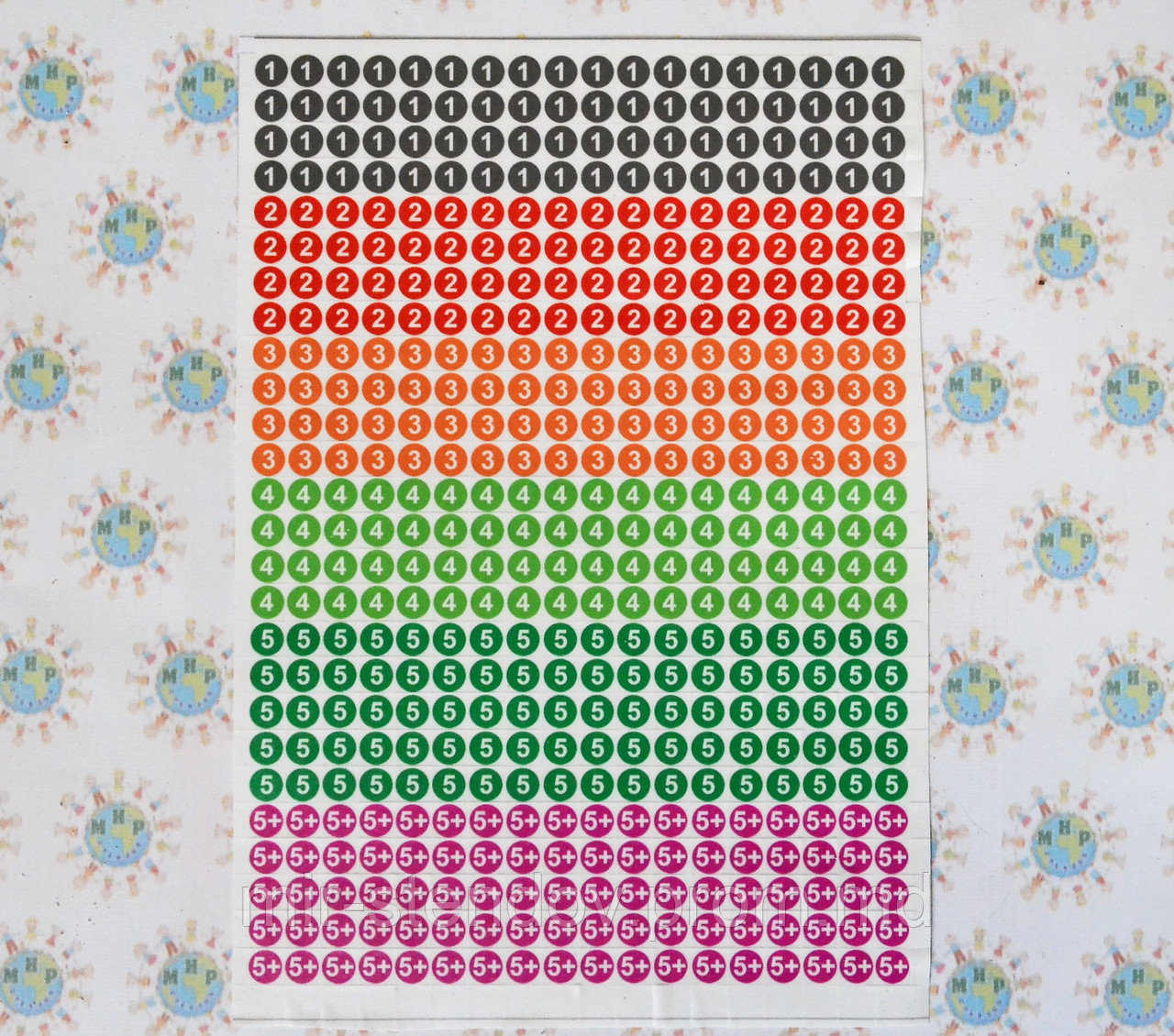 Виниловые наклейки Оценки, фото 1