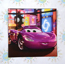 Наклейка на выключатель Тачки