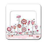 Наклейка на выключатель Цветы 2, фото 2