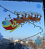 Наклейки для окон Снежинки, фото 3