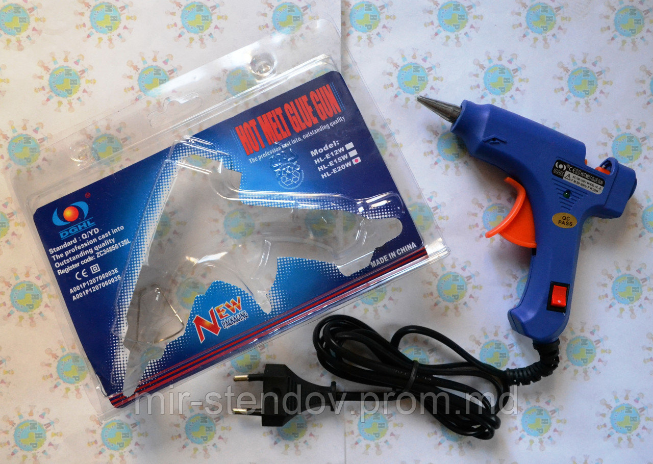 Термопистолет клеевой для стержней 7 мм, фото 1